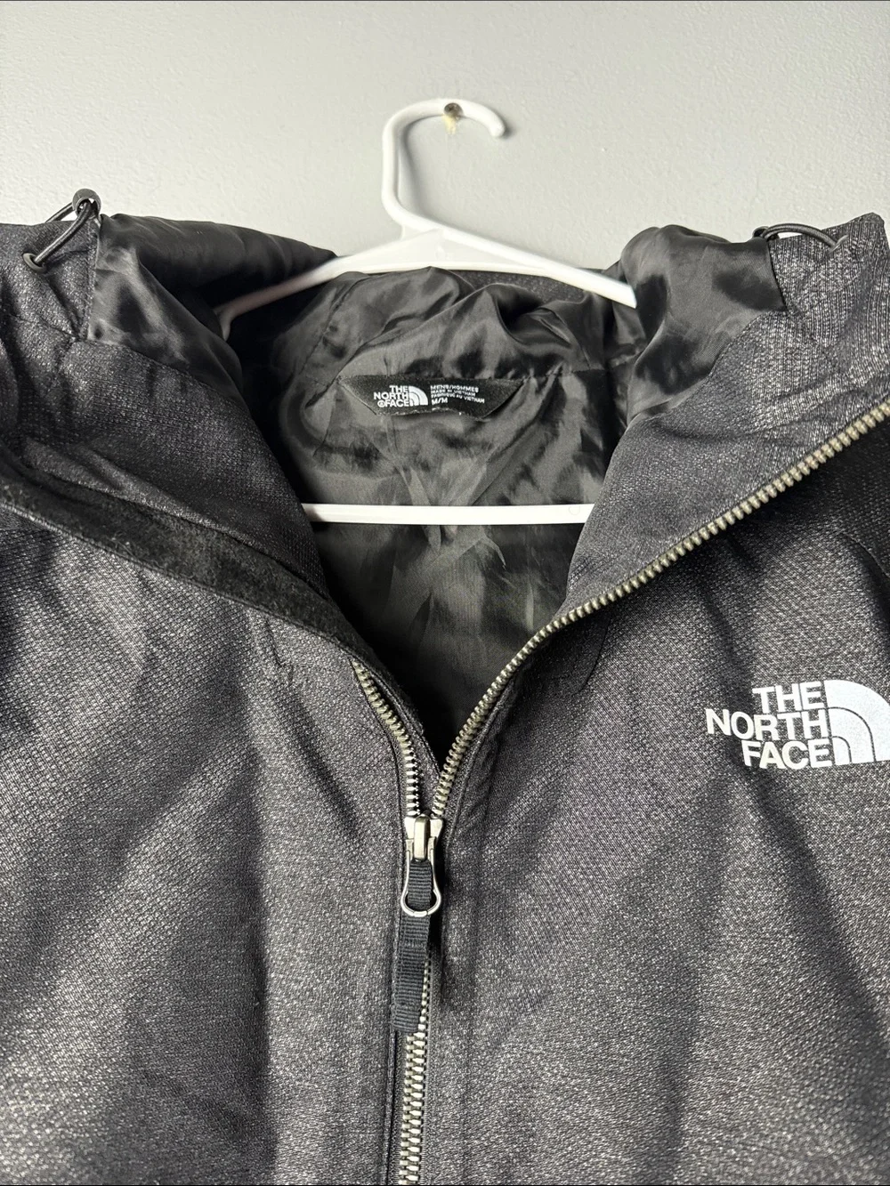 The North Face Men's Hooded Rain Jacket - Charcoal Millerton